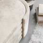 Atelier Del Sofa Banco Crema 105x42x42 cm Espuma Gris 28 DNS Espuma Blanca 14 DNS